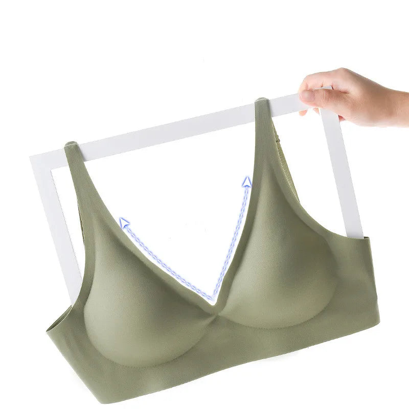 2Pcs/Set Seamless Bra Women Underwear Wireless Brassiere Soft Padded Intimate Female Push Up Sexy Lingerie Underwear Sleepwears