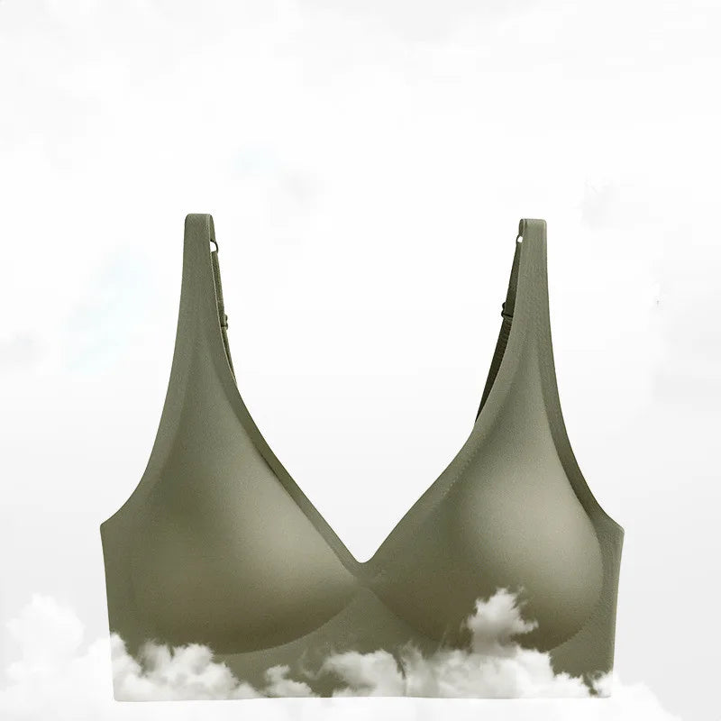 2Pcs/Set Seamless Bra Women Underwear Wireless Brassiere Soft Padded Intimate Female Push Up Sexy Lingerie Underwear Sleepwears