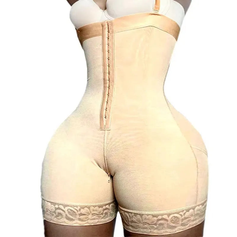 AfruliA Full Body Shaper Fajas Colombianas Girdle High Compression Shapewear Slimming Sheath Tummy Control Panties Waist Trainer