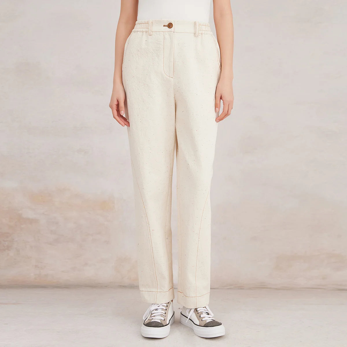 K3107W Luxury Women's Clothing Cotton Jeans Ladies Pants Quality Long Straight Denim Trousers