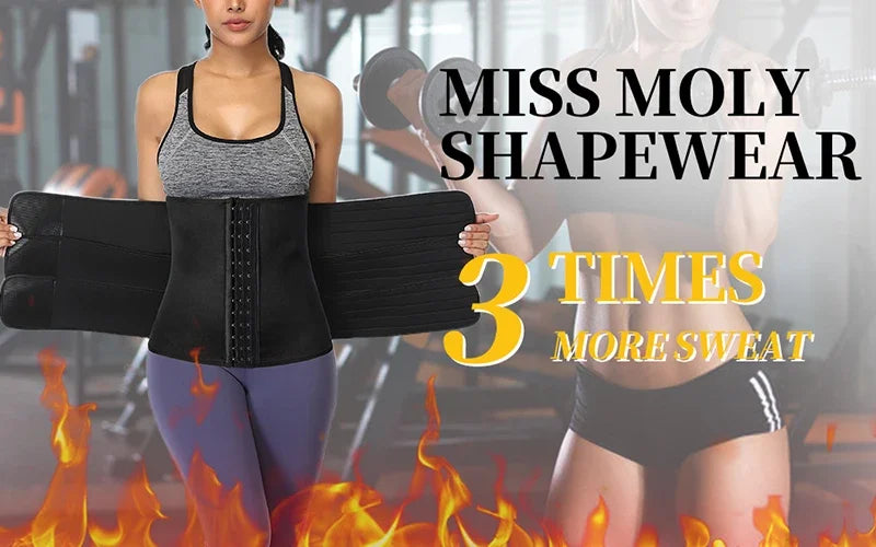 Women Waist Tariner Belts Body Shaper Shapewear Girdles Tummy Control Shapers Slimming Sweat Fat Burning Postpartum Sheath Belt