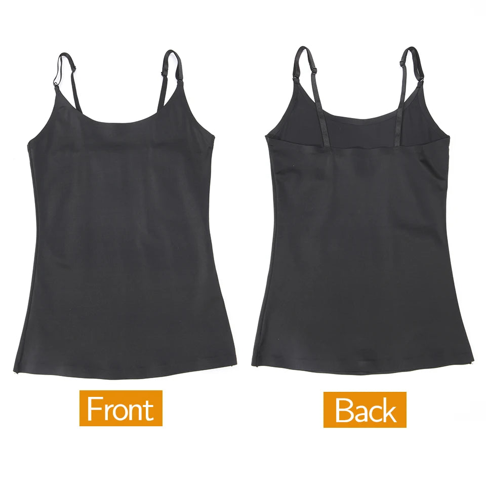 Women Tummy Control Shapewear Smooth Body Shaping Camisole Tank Tops Plus Size Slimming Underwear Seamless Compression Shaper