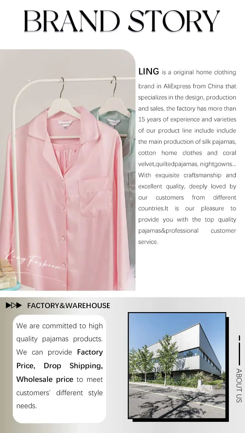 Luxury Spring Silk Satin Women's Pajamas Pink Loose Feather Long Sleeve Trousers Suit Sleepwear Home Clothes 2pcs Nightwear