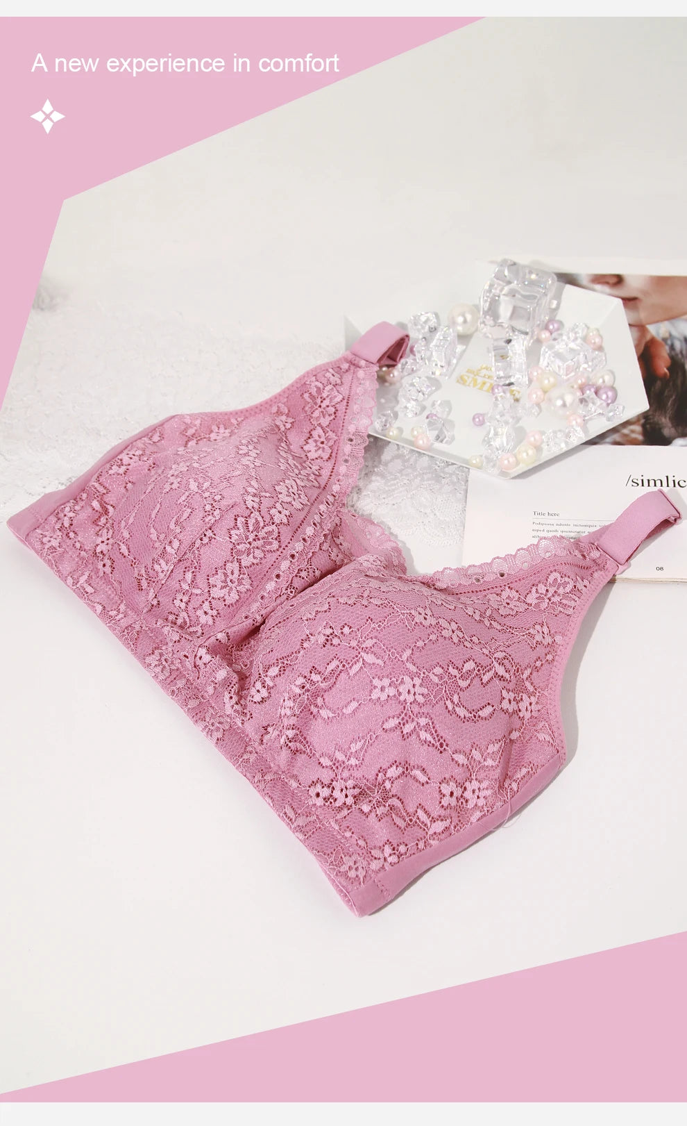 2229 Mulberry Silk Mastectomy Bra Pocket Underwear for Silicone Breast Prosthesis Breast Cancer Women Artificial Boobs