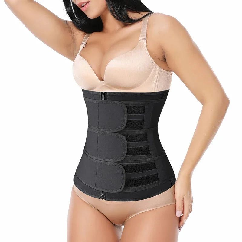 Women Waist Tariner Belts Body Shaper Shapewear Girdles Tummy Control Shapers Slimming Sweat Fat Burning Postpartum Sheath Belt