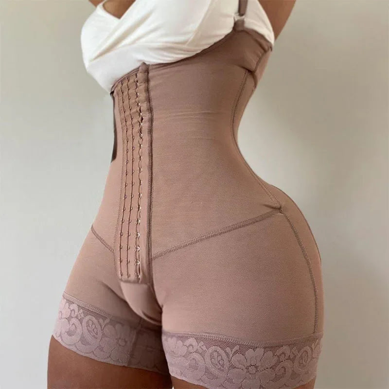 AfruliA Full Body Shaper Fajas Colombianas Girdle High Compression Shapewear Slimming Sheath Tummy Control Panties Waist Trainer