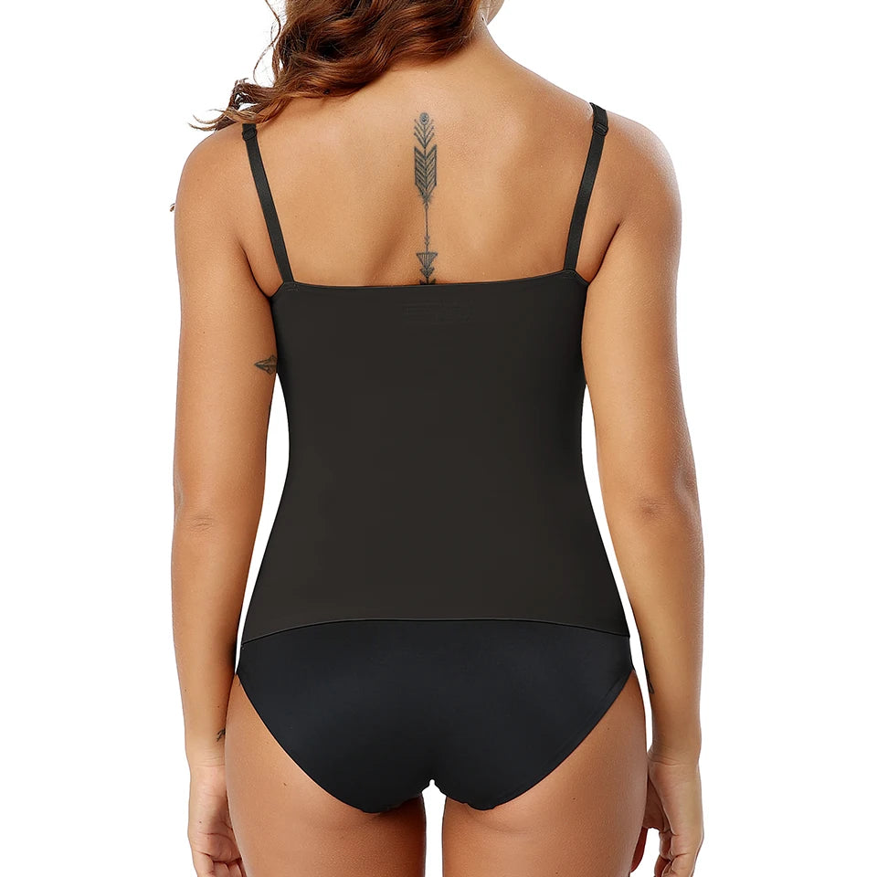 Women Tummy Control Shapewear Smooth Body Shaping Camisole Tank Tops Plus Size Slimming Underwear Seamless Compression Shaper