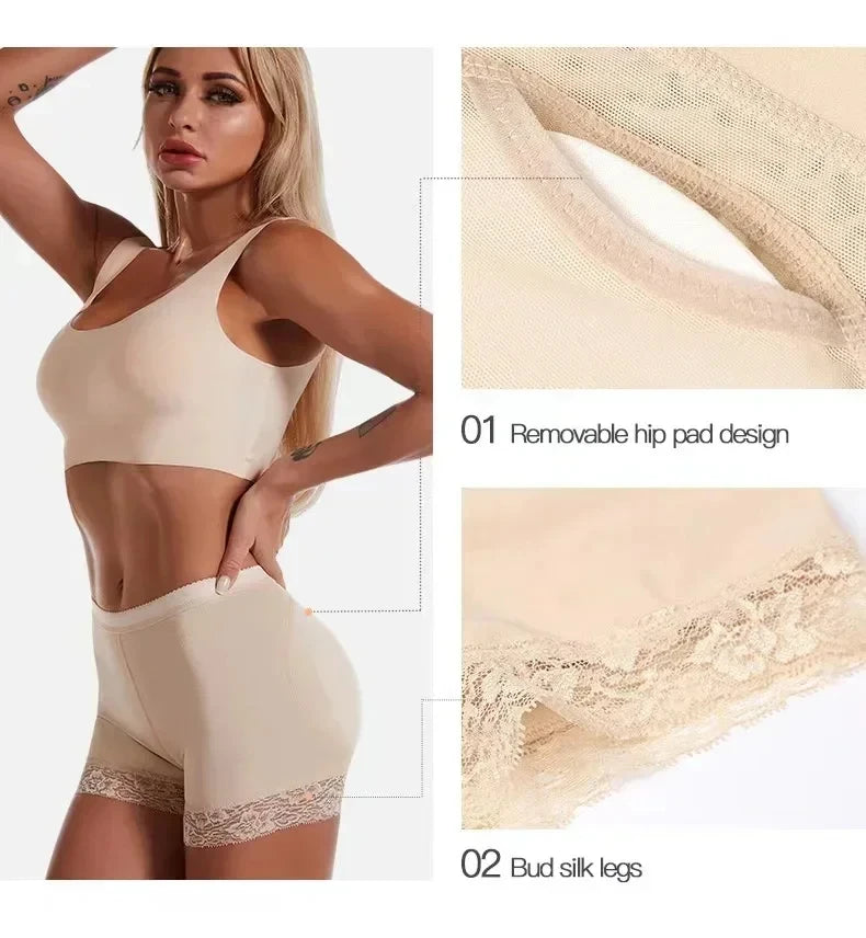 Women Butt Lifter Panty Fake Buttock Body Shaper Padded Underwear Lady Lift Bum High Waist Tummy Control Hip Panties