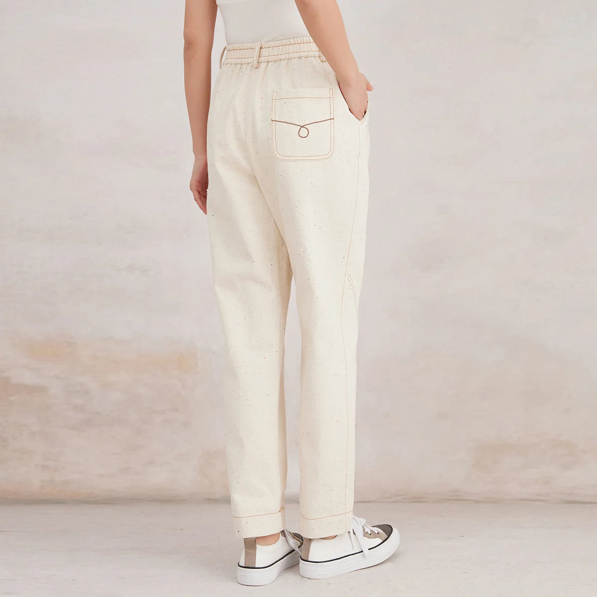 K3107W Luxury Women's Clothing Cotton Jeans Ladies Pants Quality Long Straight Denim Trousers