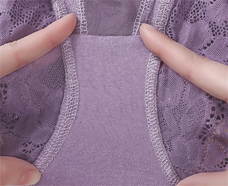 GUUDIA Hook Zipper Closure Lace High Waist Tummy Control Shapewear Panty Invisable Slimming Shaping Women Underwear Shaper Panty