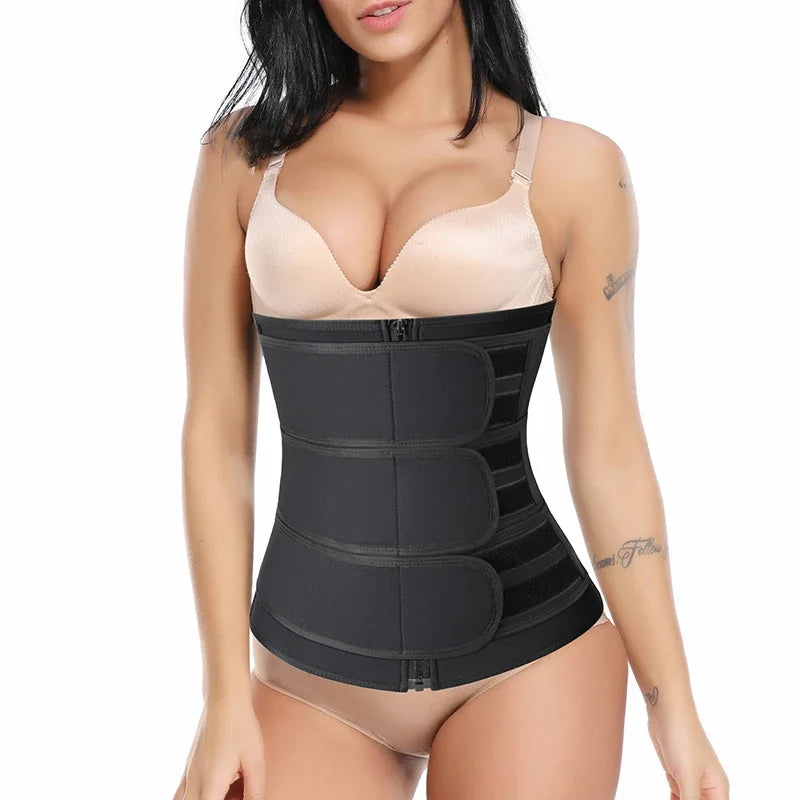 Women Waist Tariner Belts Body Shaper Shapewear Girdles Tummy Control Shapers Slimming Sweat Fat Burning Postpartum Sheath Belt