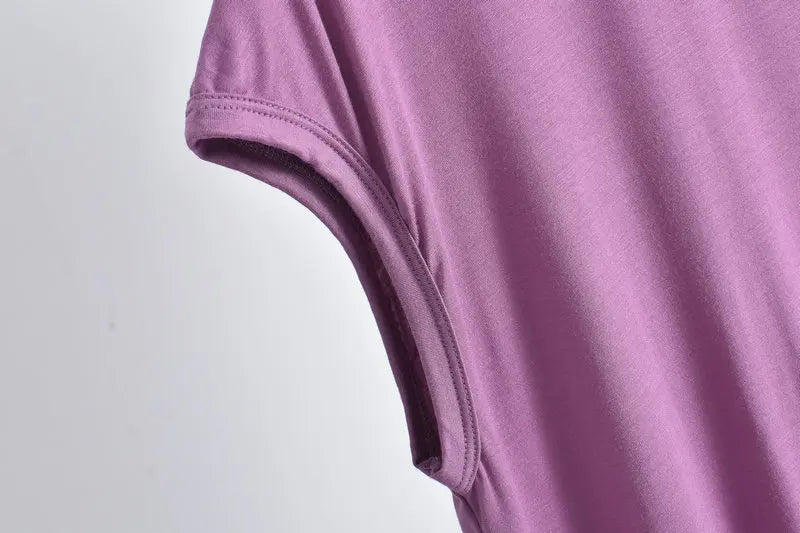 Fdfklak Summer Pijamas For Women Modal Sleeveless Thin O-Neck Pullover Pajamas Set Solid Color Loose 6XL New Home Suit