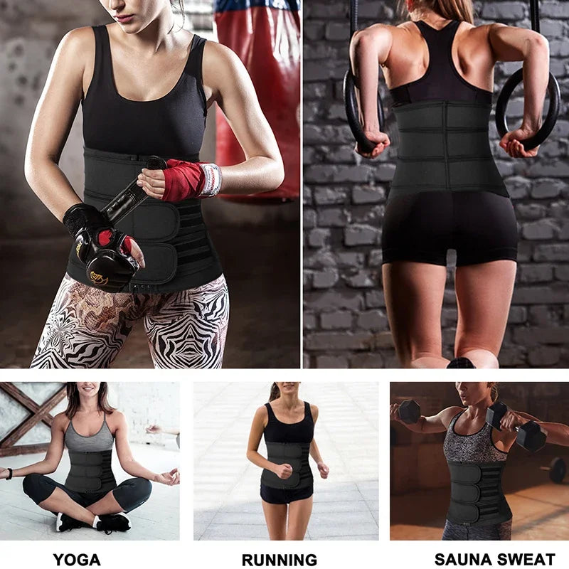 Women Waist Tariner Belts Body Shaper Shapewear Girdles Tummy Control Shapers Slimming Sweat Fat Burning Postpartum Sheath Belt