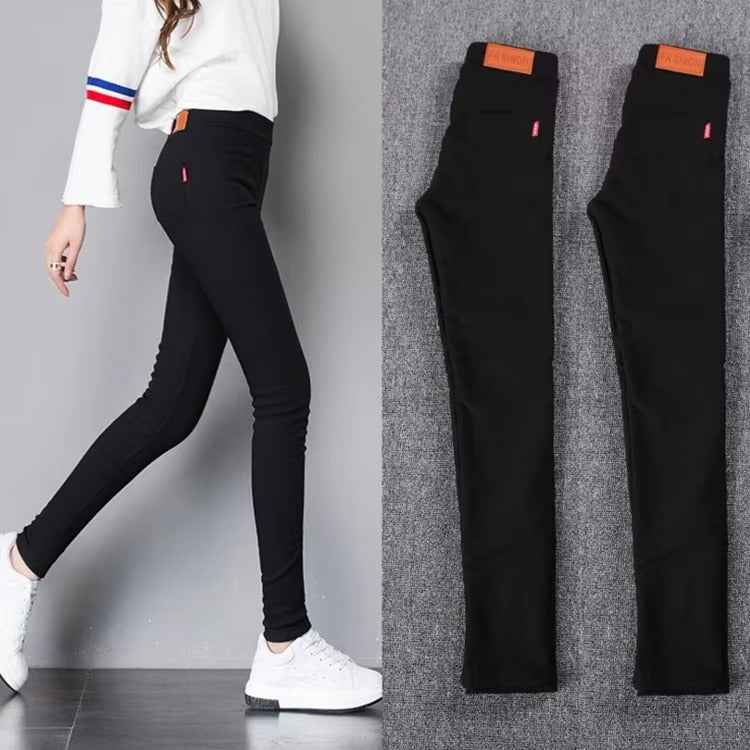 High Elastic Cashmere Tights Women Super Thick Thermal Pants Velvet New