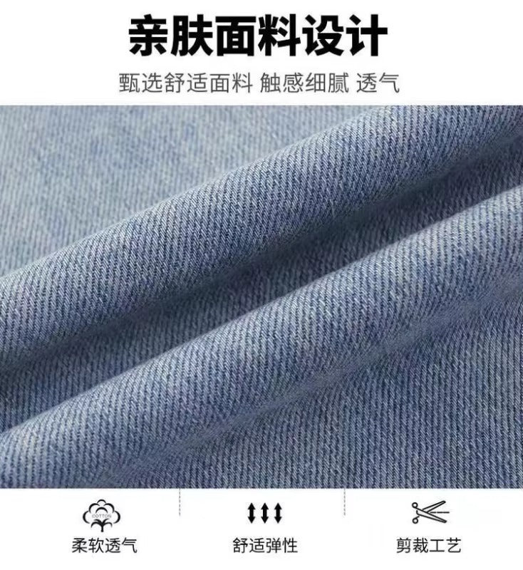 New Fashion Tweens Children Jeans for Girls High Waist Stretch Soft Denim Pants Kids Casual Regular Fit Jeans Trousers Age 5-14T